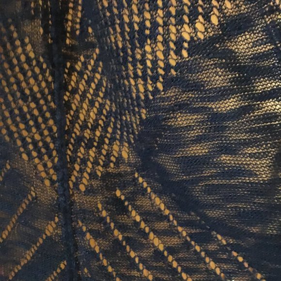 Vintage Y2K Point Zero Pointelle Knit Cap Sleeve Open Cardigan - Picture 11 of 13